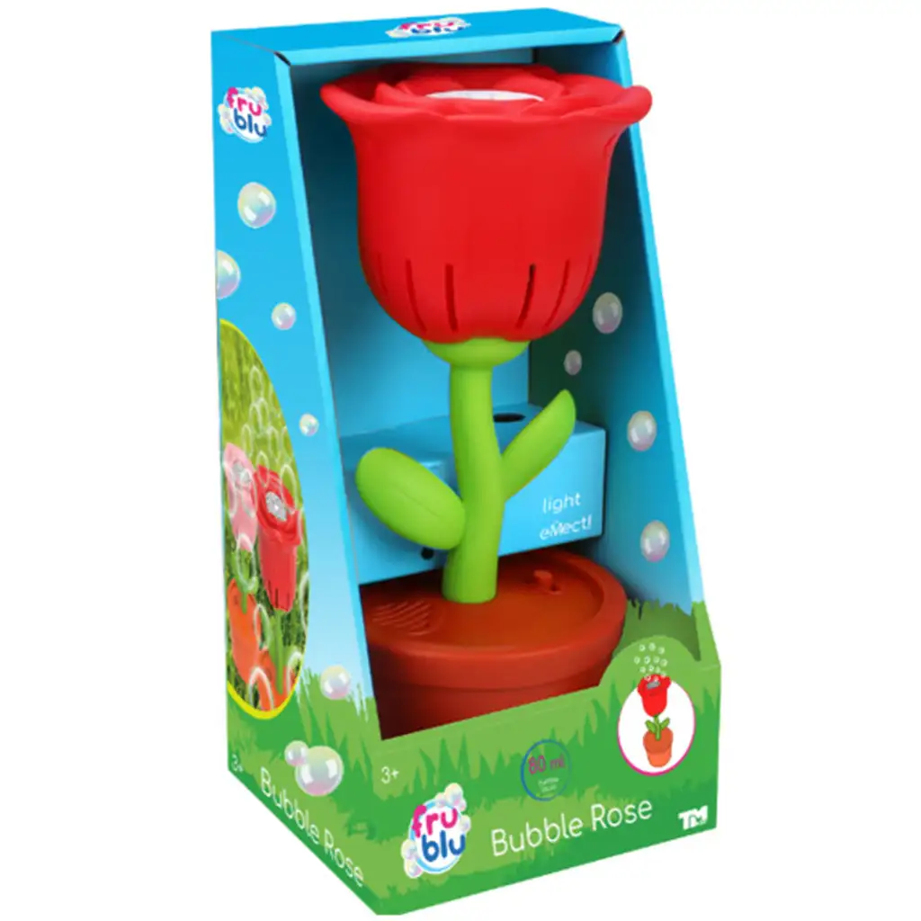FruBlu: Lichtblasenmaschine Rose mit 2x40ml Flüssigkeit kép 1
