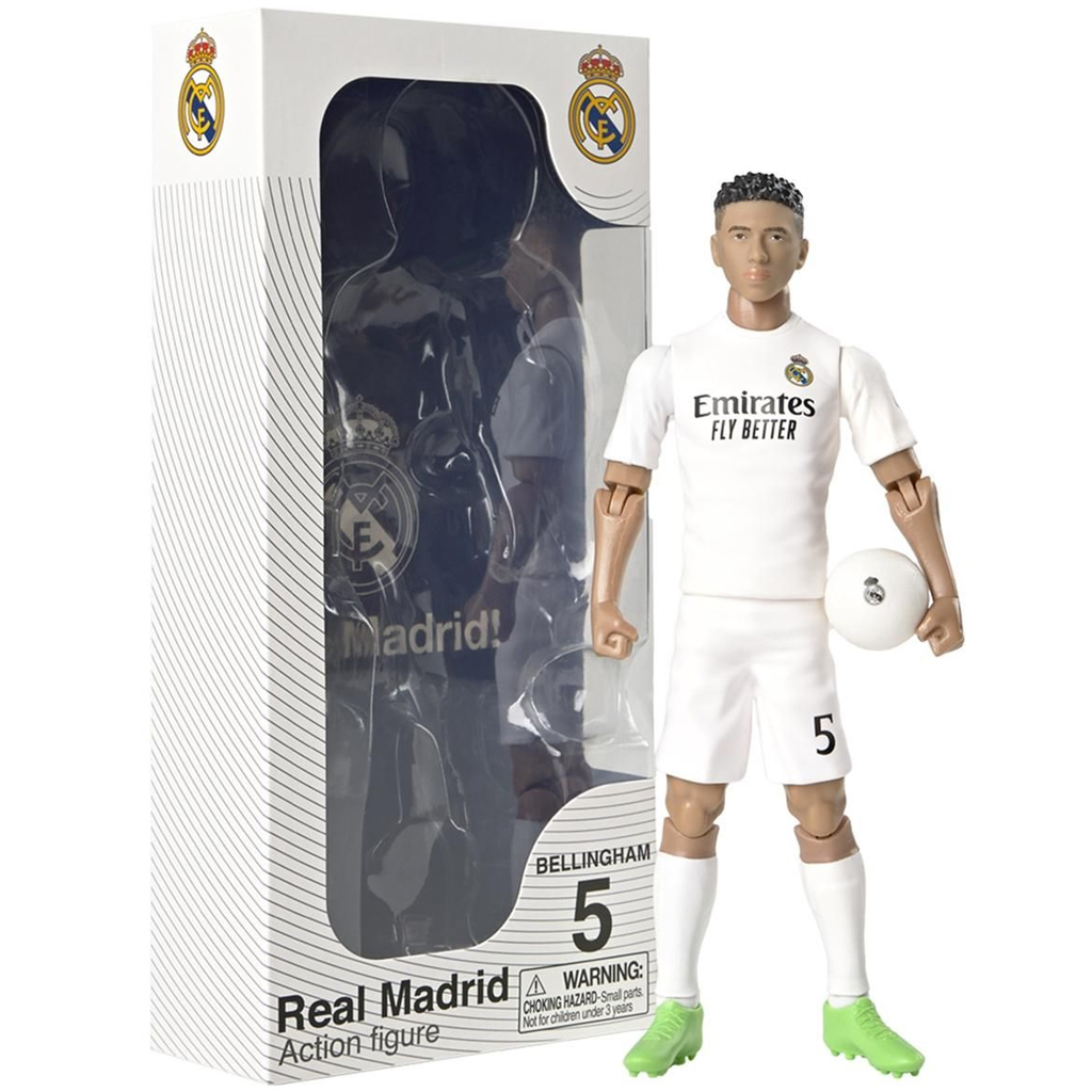Fußball-Actionfigur, 20 cm – Real Madrid, Bellingham im Trikot mit der Nummer 5