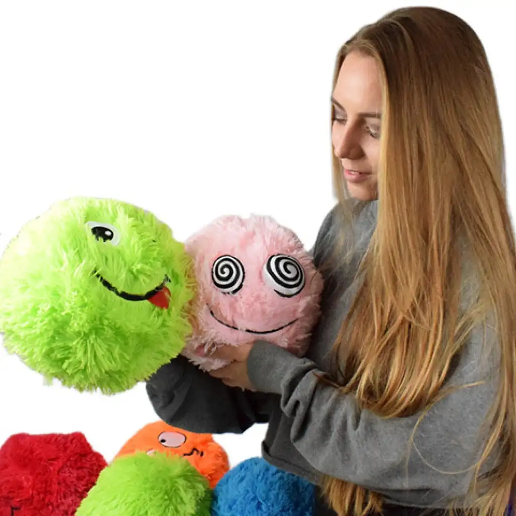 Fuzzy Monsters flauschiger Plüschball in verschiedenen Varianten 23cm kép 2