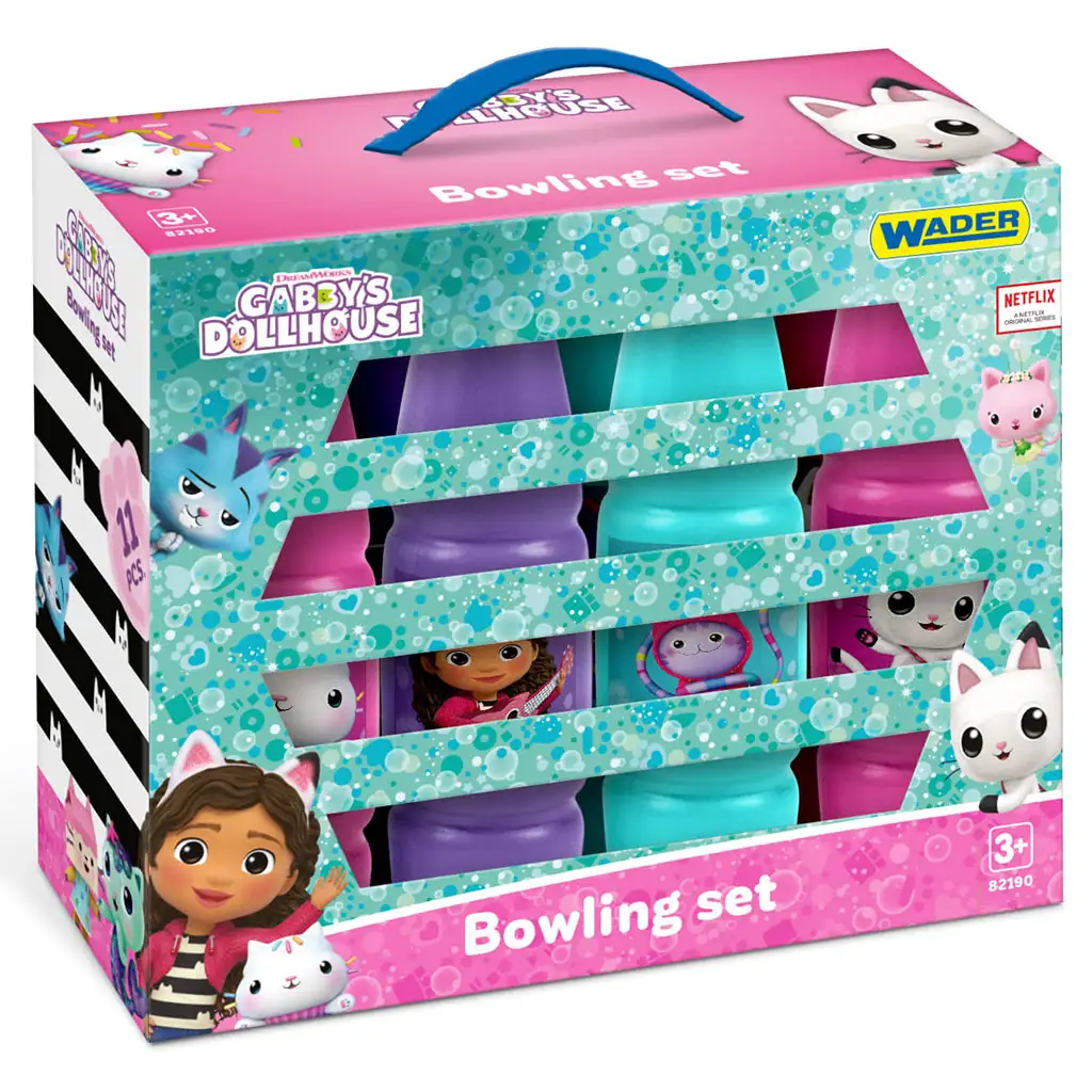 Gabi Puppenhaus 11-tlg. Kegel-Set in Box - Wader kép 1