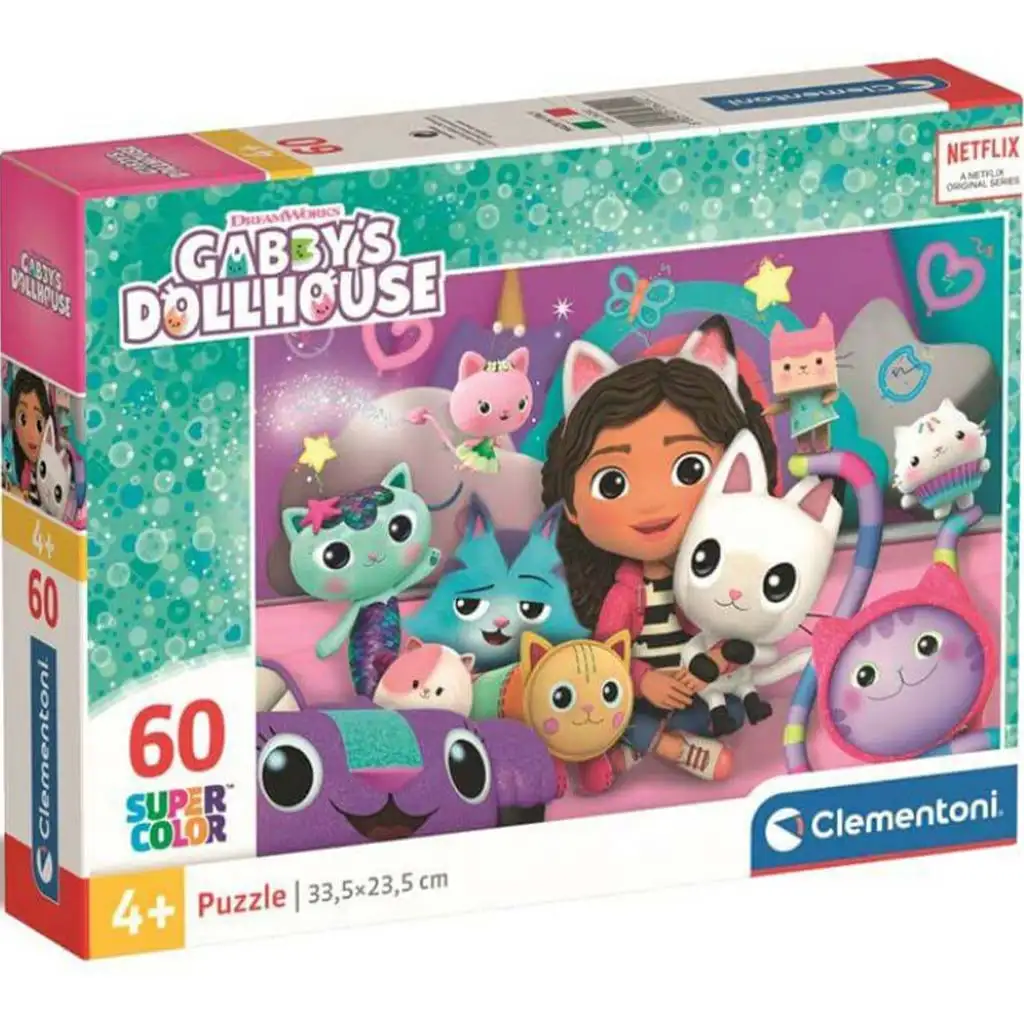 Gabis Puppenhaus 60-teiliges Supercolor Puzzle - Clementoni