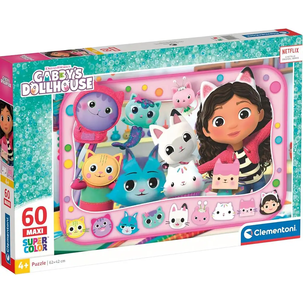 Gabis Puppenhaus 60-tlg. Maxi Supercolor Puzzle - Clementoni