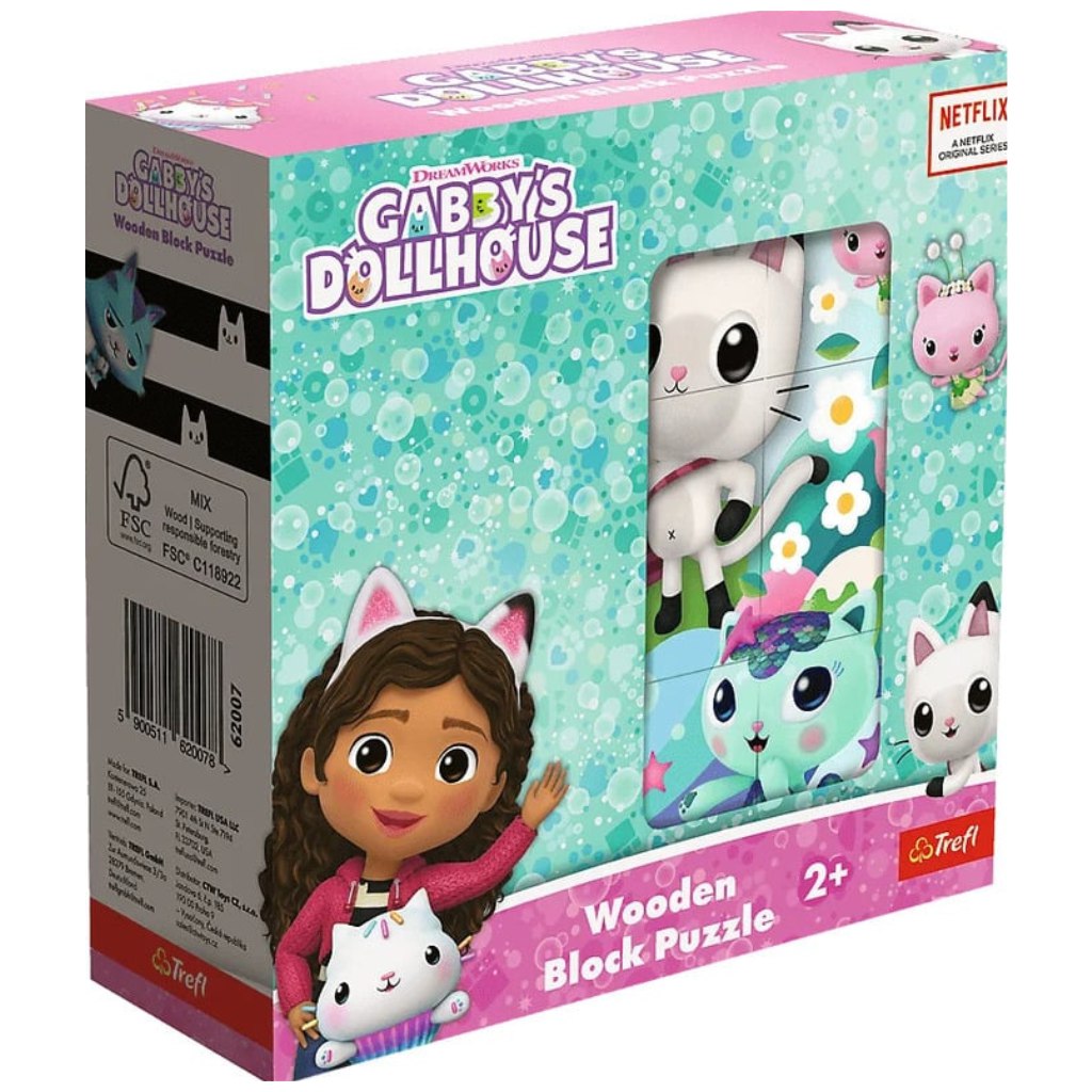 Gabis Puppenhaus 9-teiliges Würfelpuzzle – Trefl kép 1