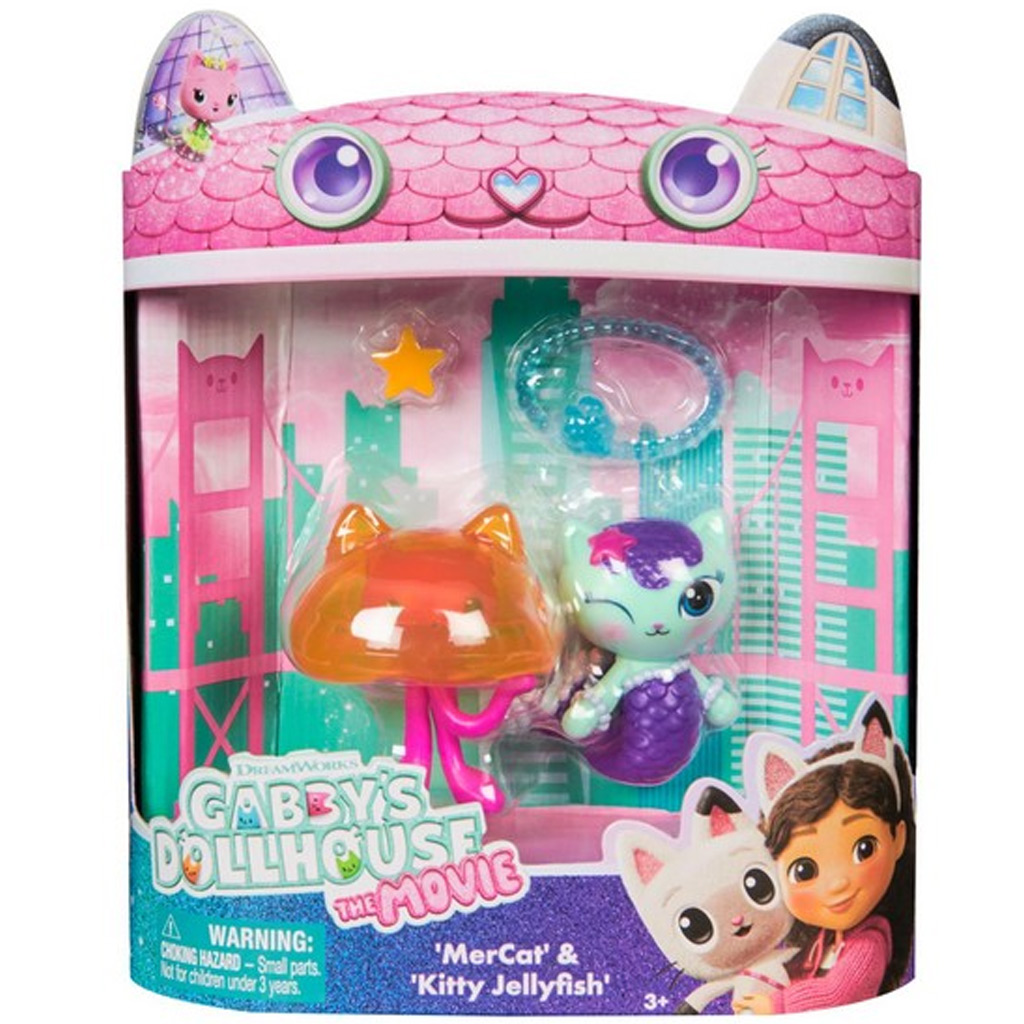 Gabis Puppenhaus Kino – Mercat und Kitty Jellyfish Figuren-Set 2 – Spin Master