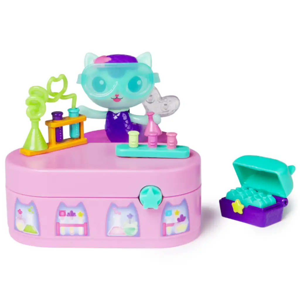 Gabis Puppenhaus: Meerjungfrauen-Katzen-Trank-Set - Spin Master kép 2