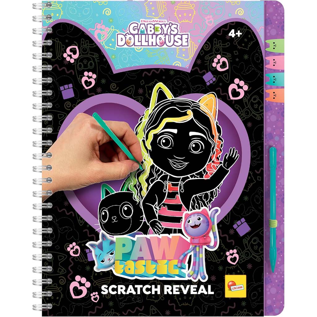 Gabis Puppenhaus Pawtastic Kratzbild Kreativset 44 Seiten - Lisciani