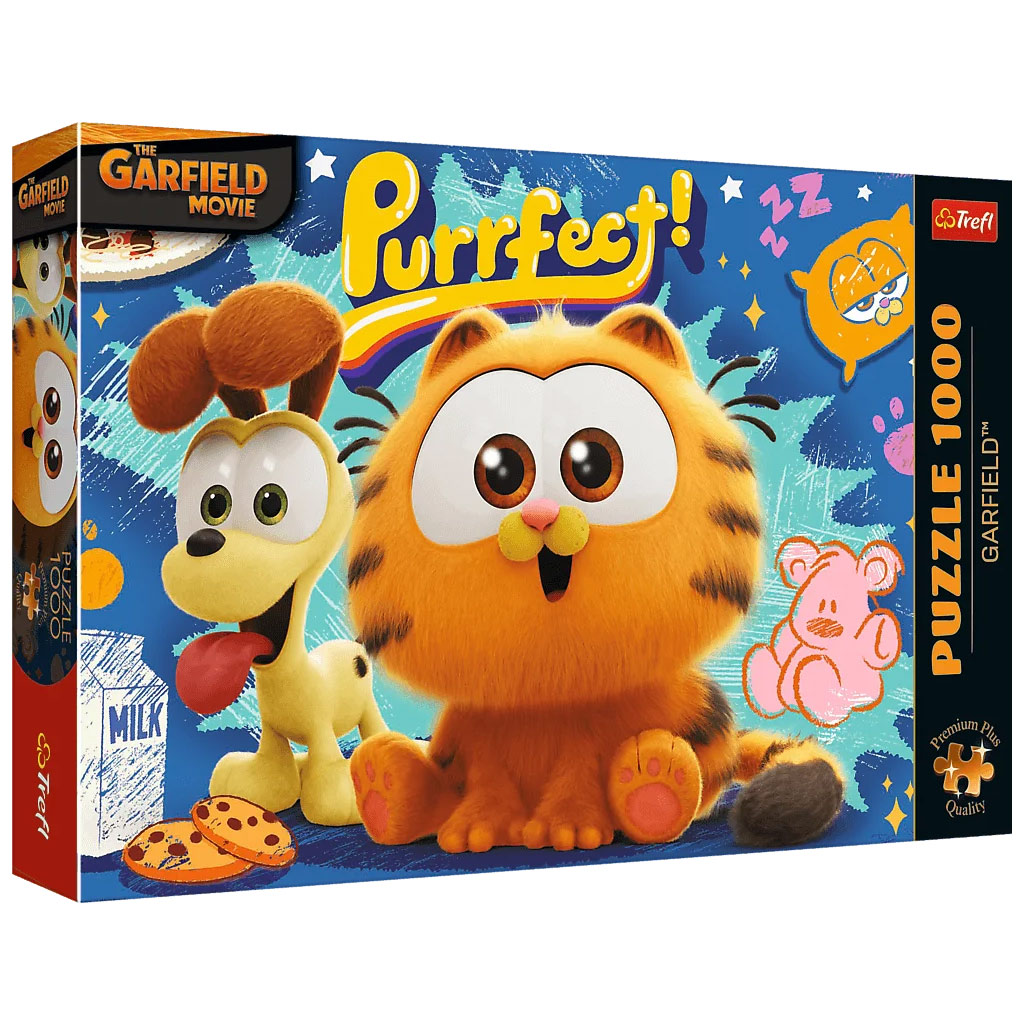 Garfield und Odie Abenteuer 1000-teiliges Premium Plus Quality Puzzle – Trefl