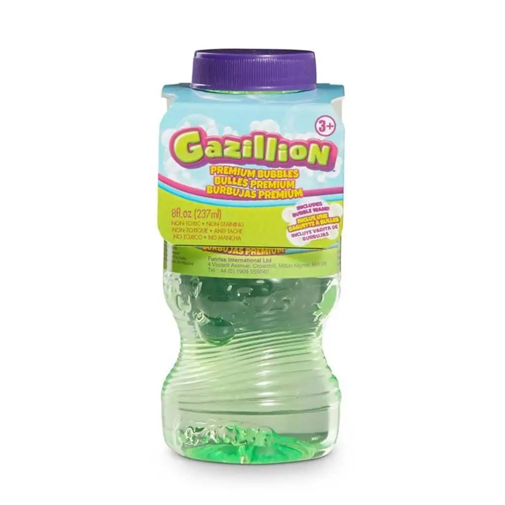 Gazillion: Nachfüllflüssigkeit für Seifenblasen, 236 ml