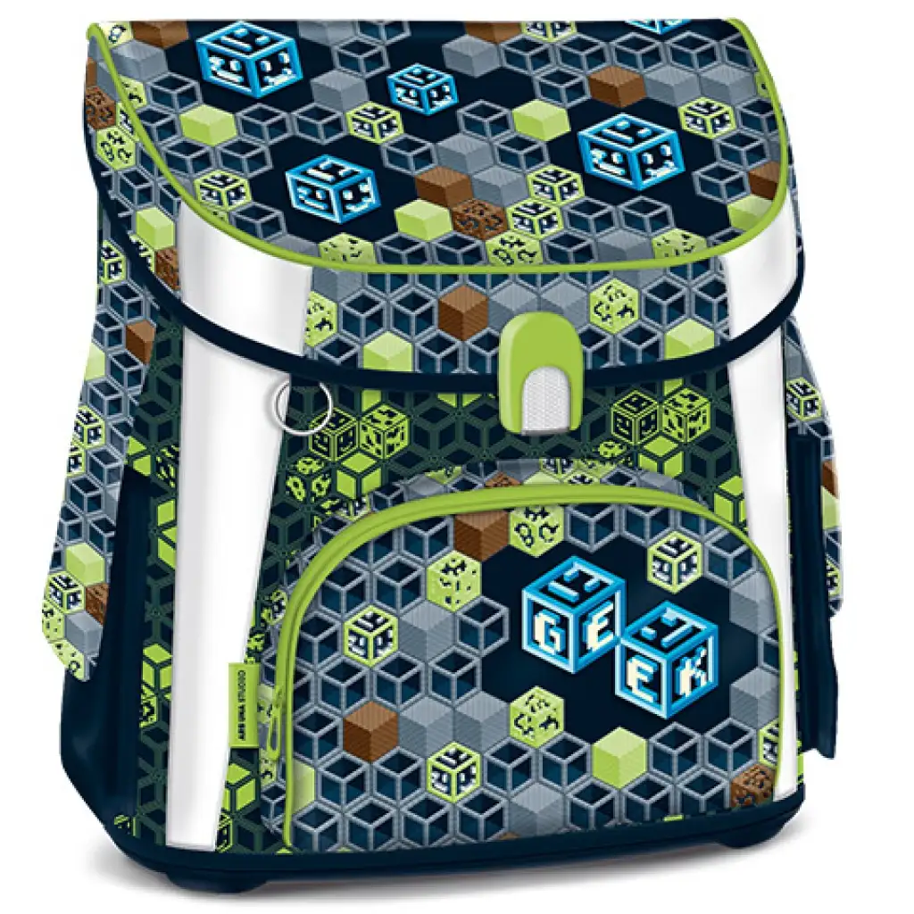 Geek Magnetverschluss Schultasche, Rucksack 33x41x24cm