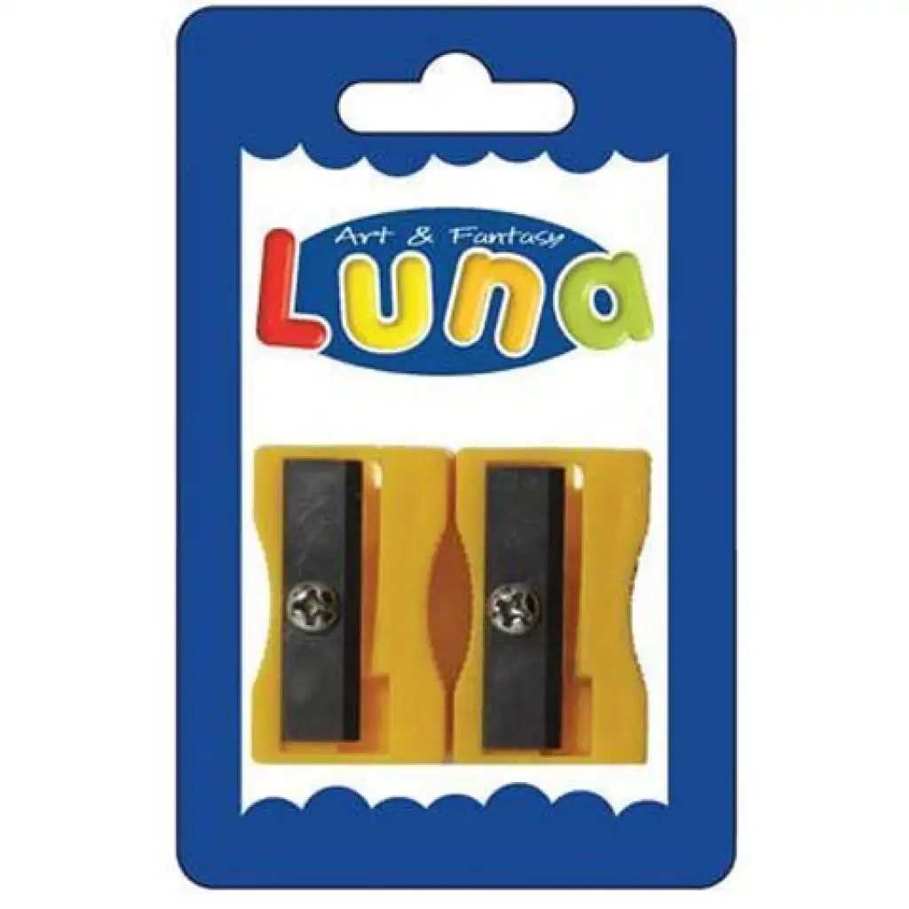 Gelber Kunststoffspitzer, 2 Stück