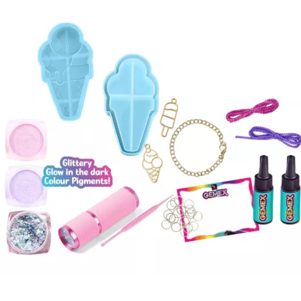 Gemex: Edelsteine aus Gel Eiskrem-Schmuckset kép 2