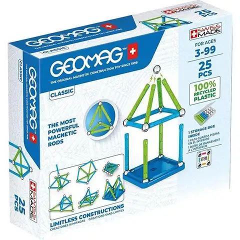 Geomag Green Line Classic magnetisches Konstruktionsspielzeug 25-teilig