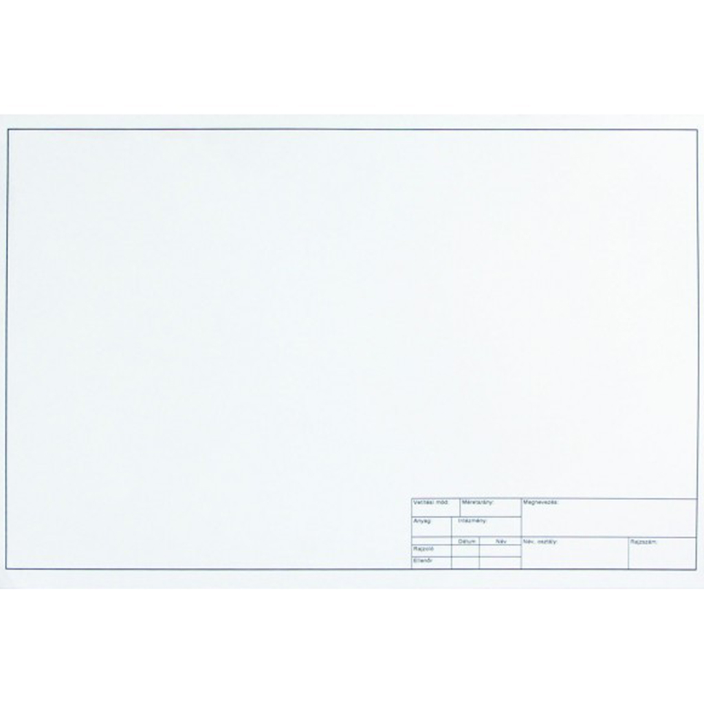 Gerahmtes technisches Zeichenpapier A3, Packung mit 10 Stück