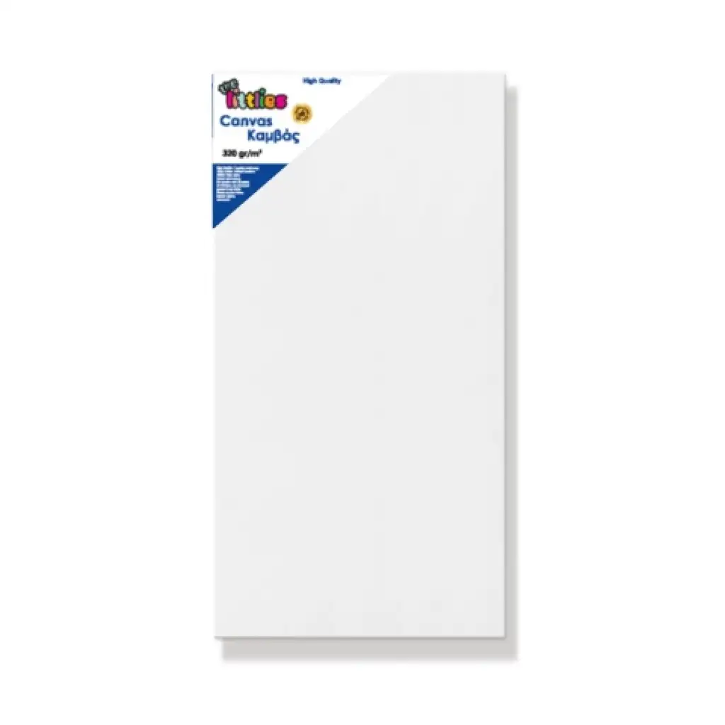 Gespannte weiße Leinwand 40x80cm