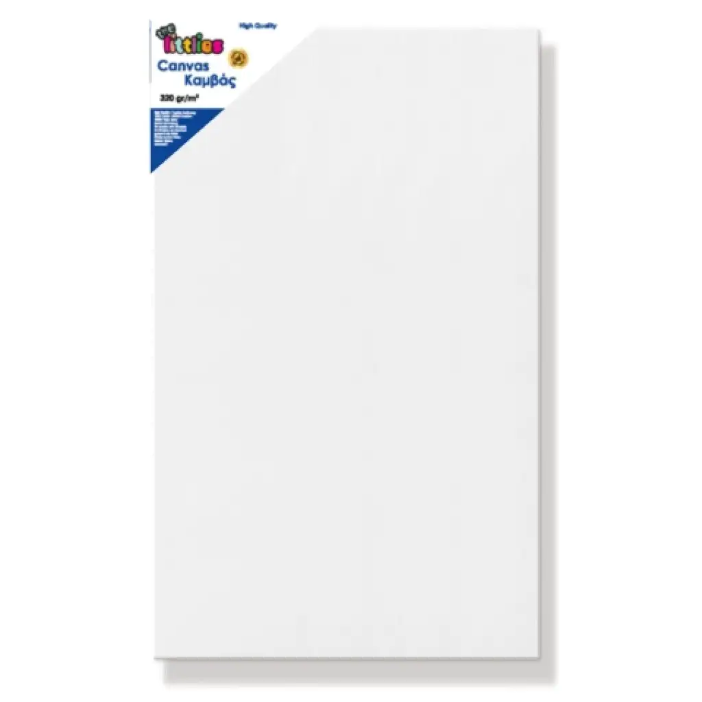 Gespannte weiße Leinwand 60x120cm