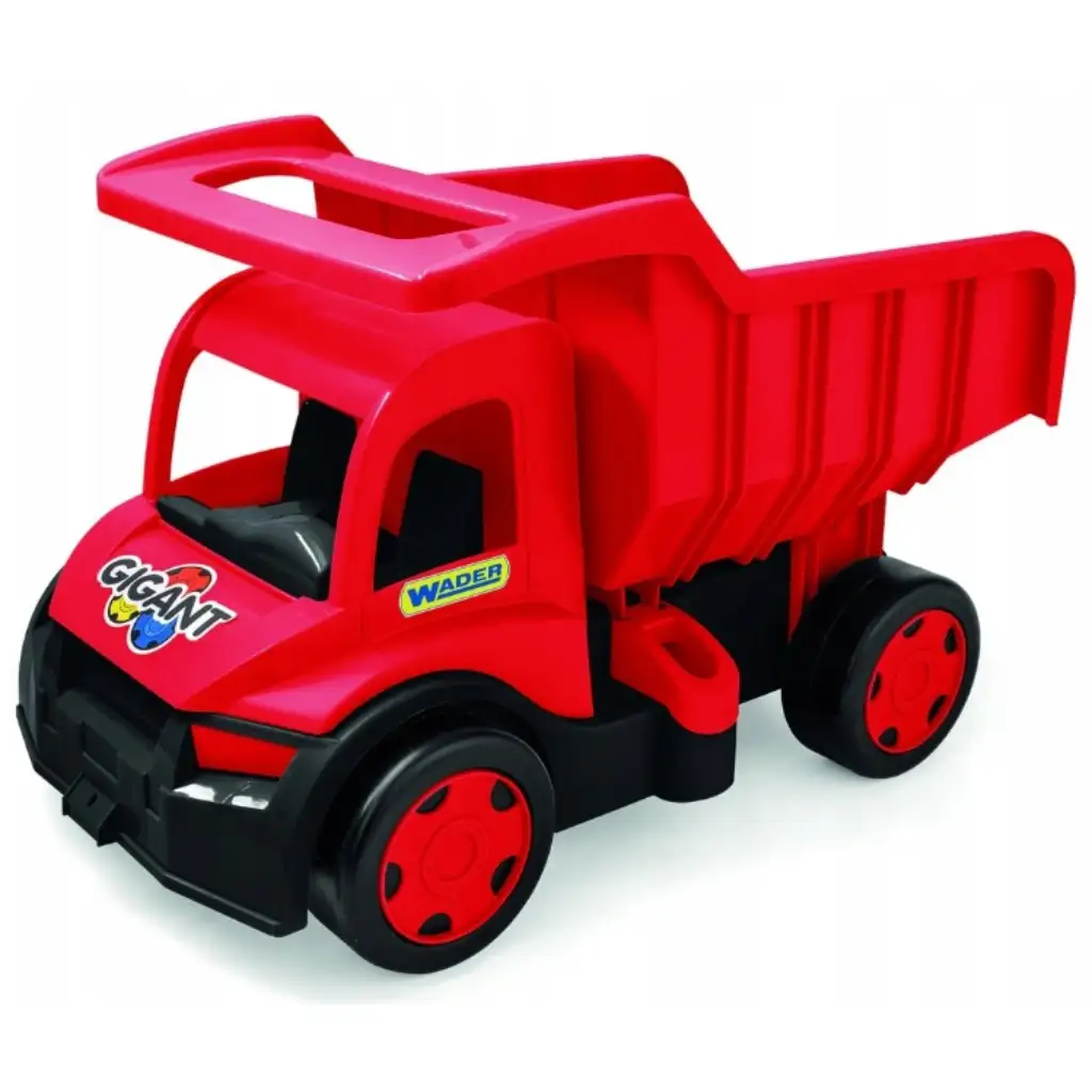 Gigant Riesen-Kipper mit einer Tragfähigkeit von 150 kg in roter Farbe - Wader