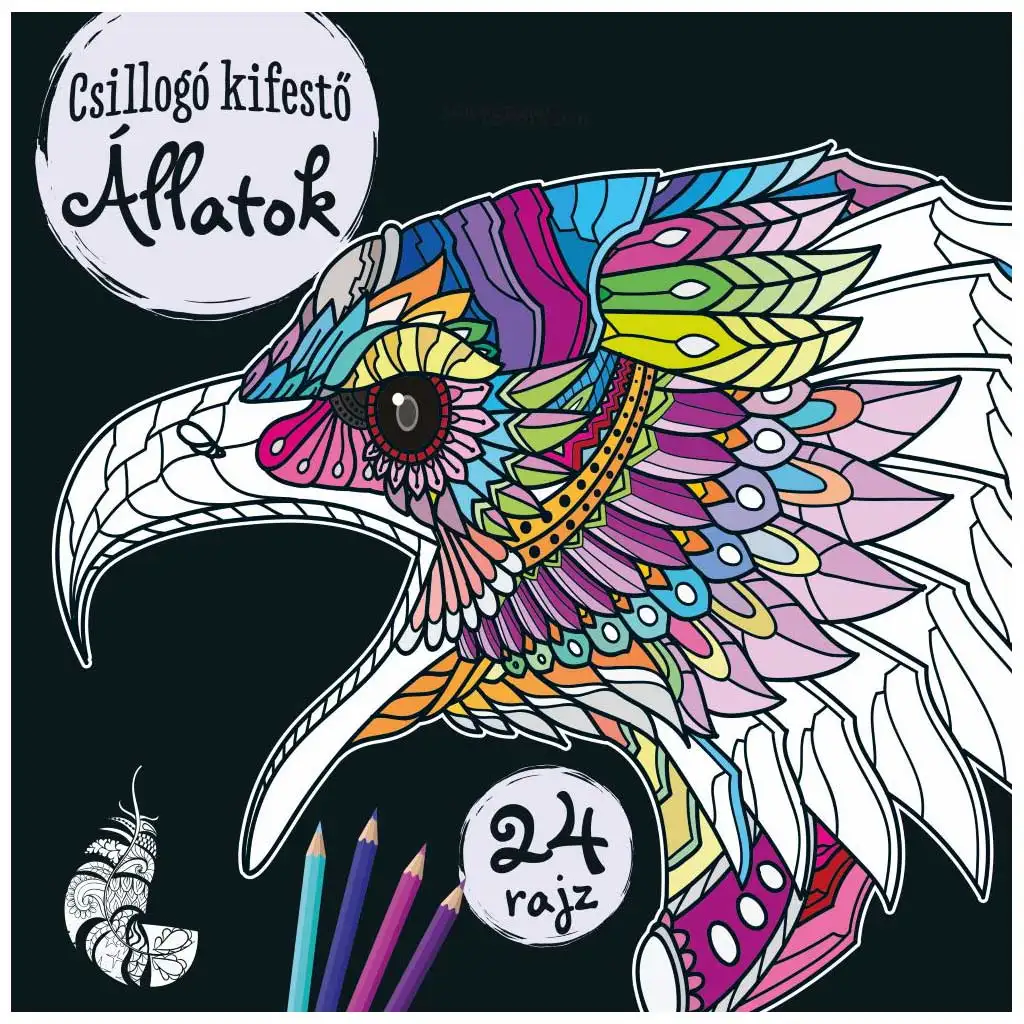 Glitzernde Malbücher - Tiere