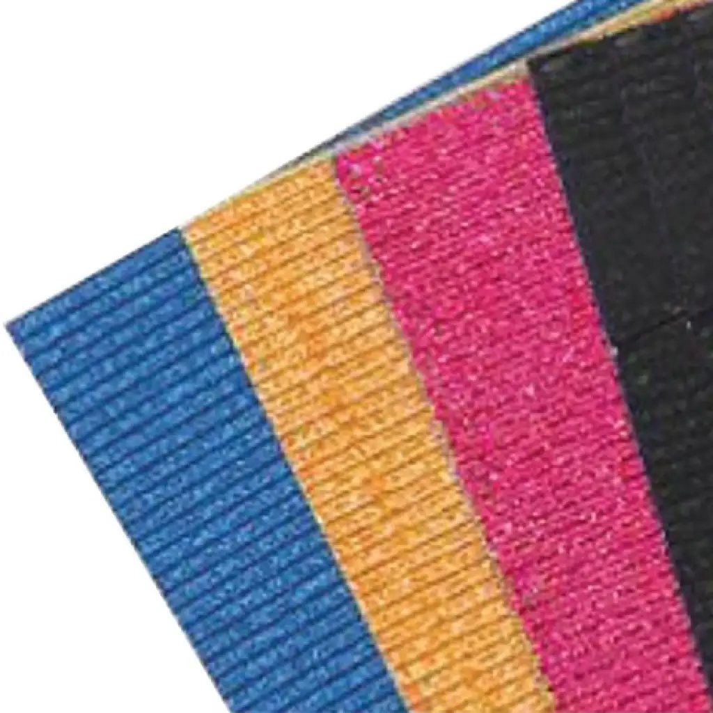 Glitzerndes blaues Wellpapier 50x70cm 161g 1 Stück