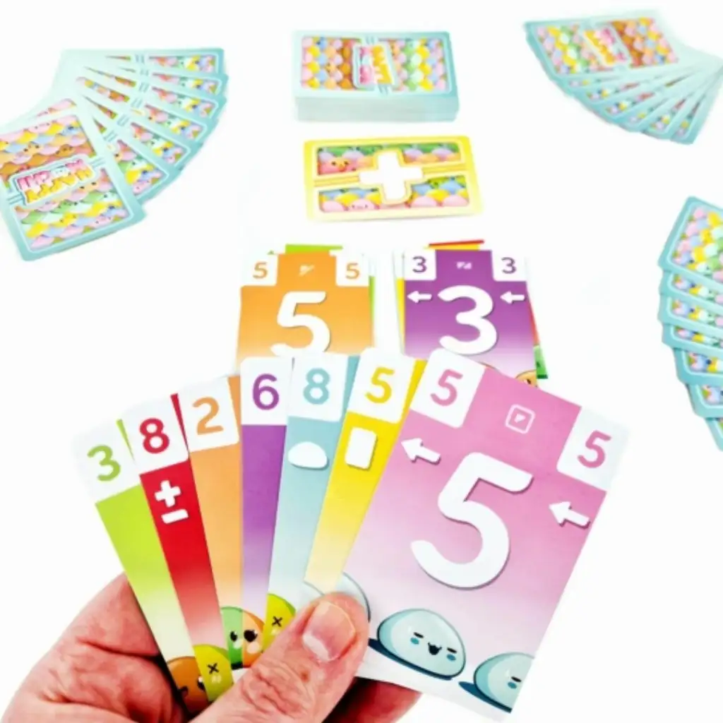 Glückliches Mocsik-Kartenspiel