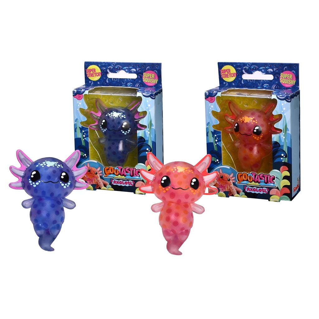 Gootastic Axolotl, dehnbare Figur, verschiedene Ausführungen, 1 Stück - Simba Toys kép 1