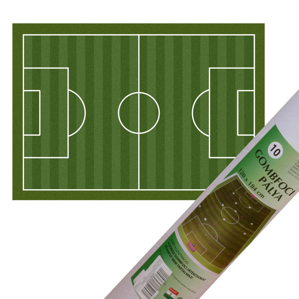 Großes Tipp-Kick-Spielfeld in einem 120x184 cm großen Aufbewahrungsbehälter