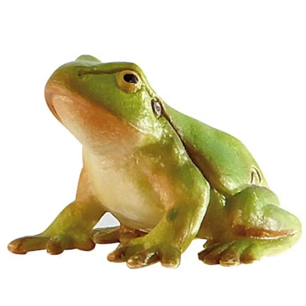 Grüne Laubfrosch Spielfigur - Bullyland kép 1