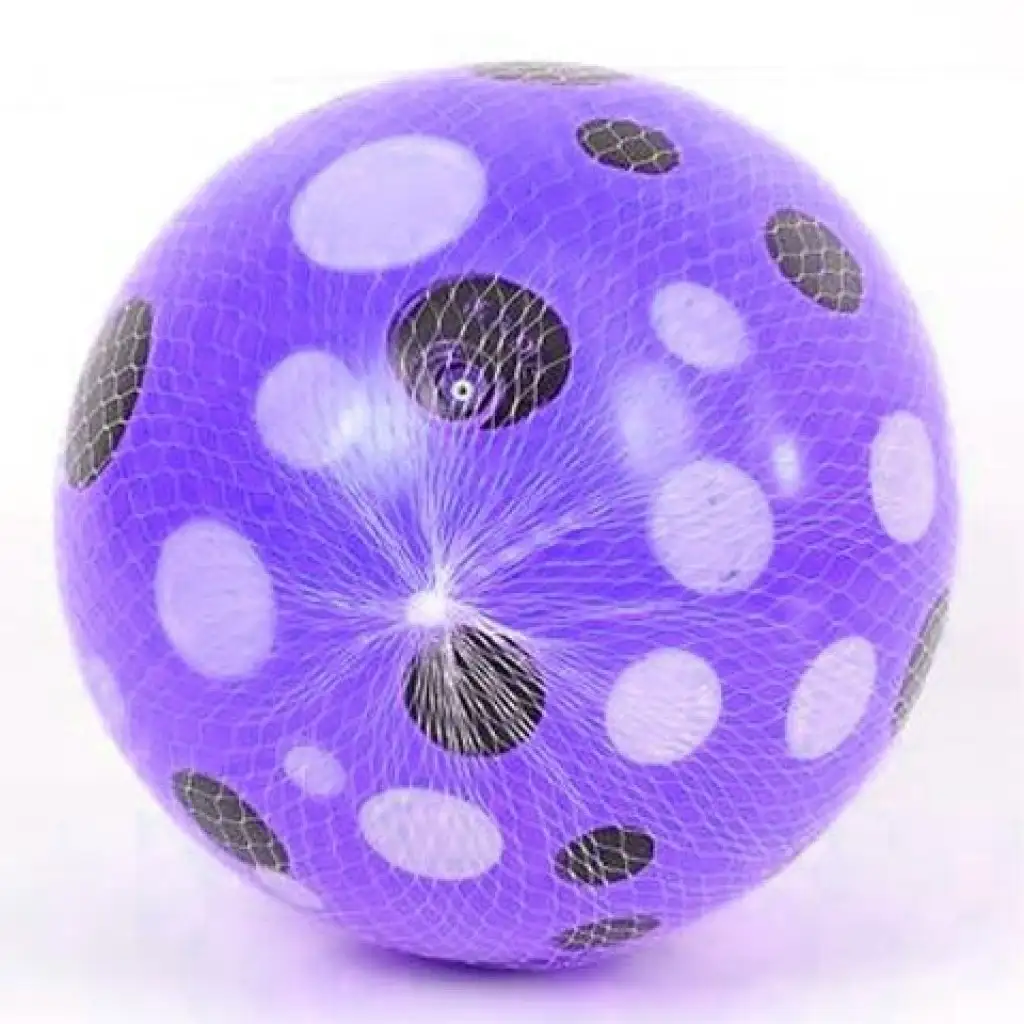 Gummiball mit gepunktetem Muster, 23 cm, in verschiedenen Ausführungen