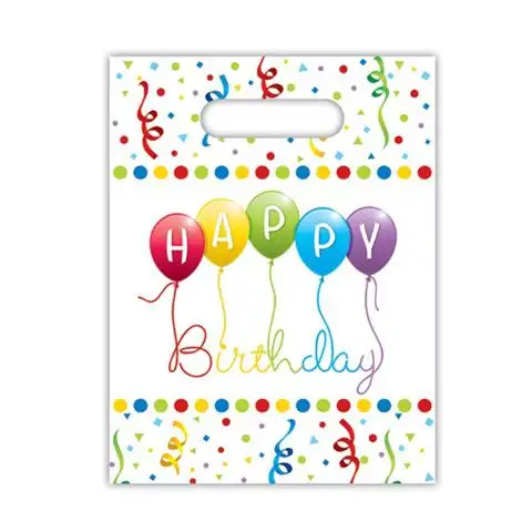 Happy Birthday Partytasche 6er-Pack