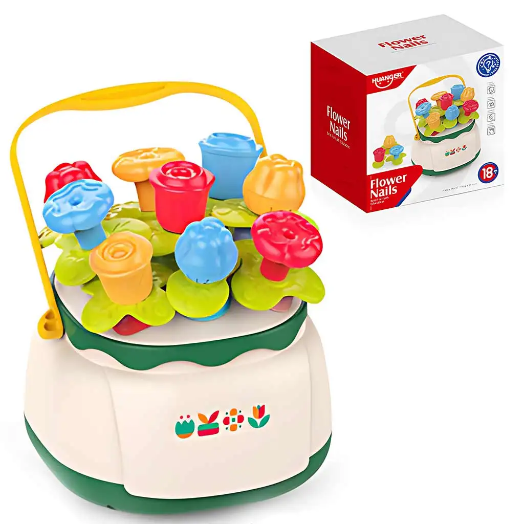 Happy World: Blumenkorb-Formensortierer-Fähigkeitenentwicklungs-Babyspielzeug