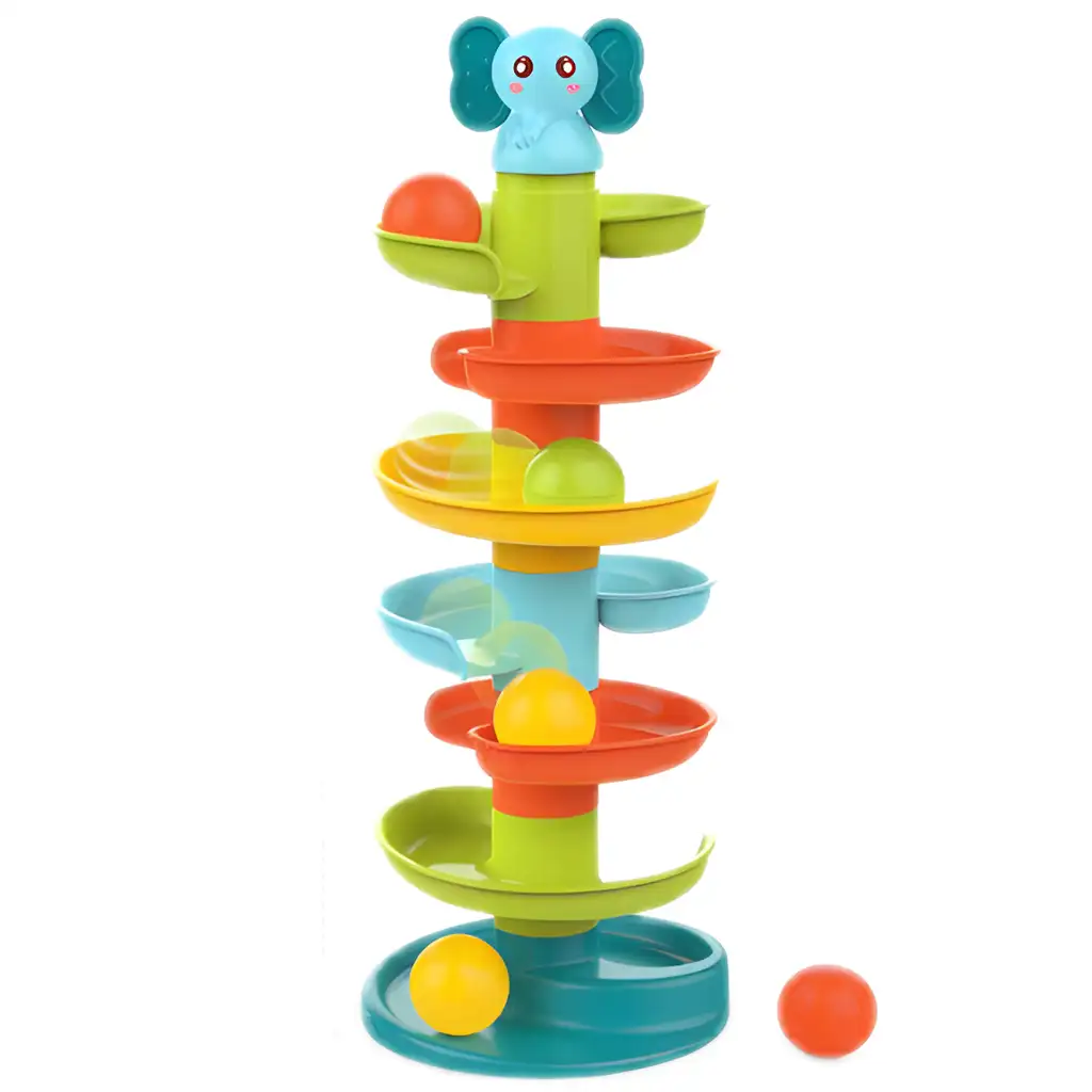 Happy World: Fröhliche Elefanten-Kugelbahn 47cm kép 3