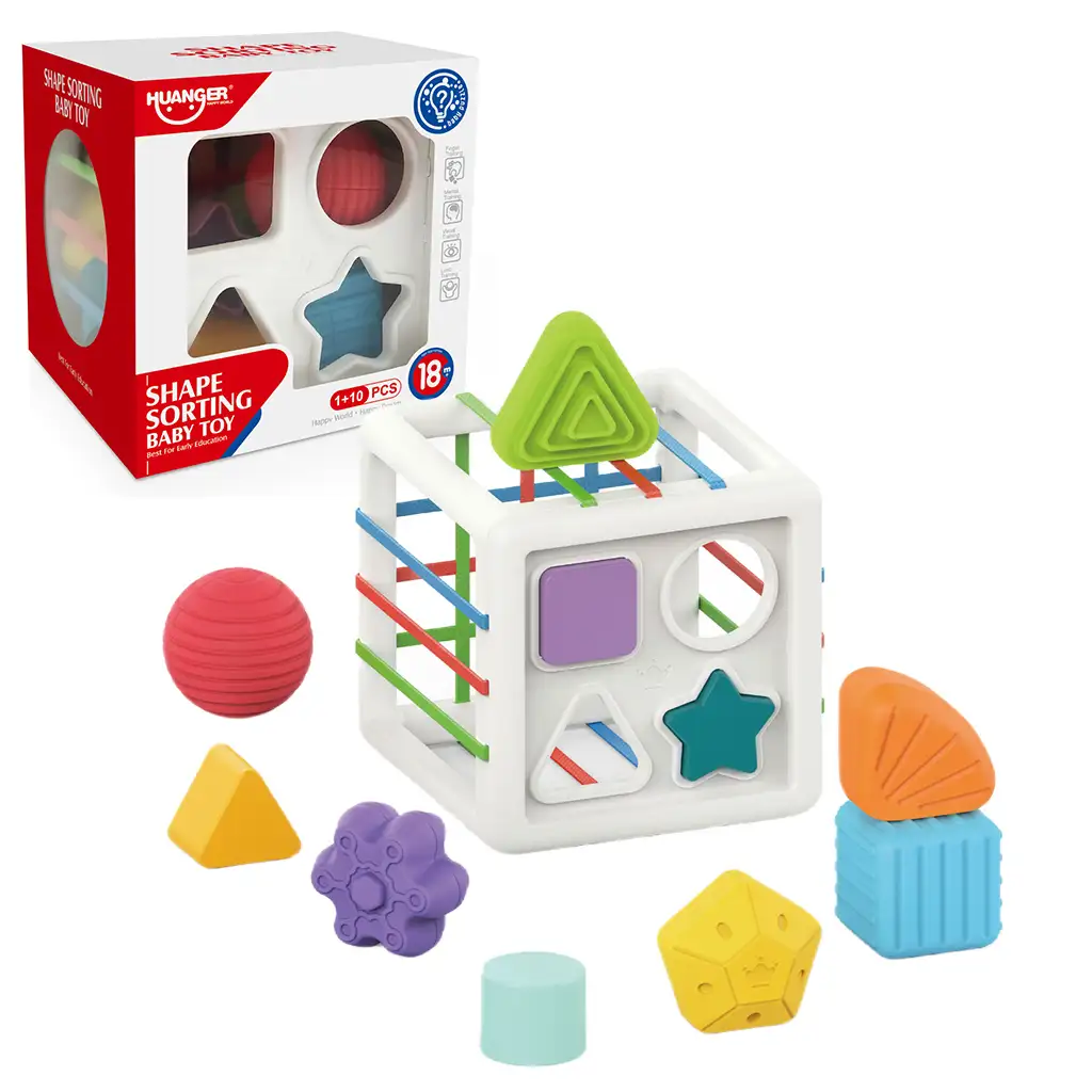 Happy World: Fröhliches Formensortierset, 10-teiliges Set