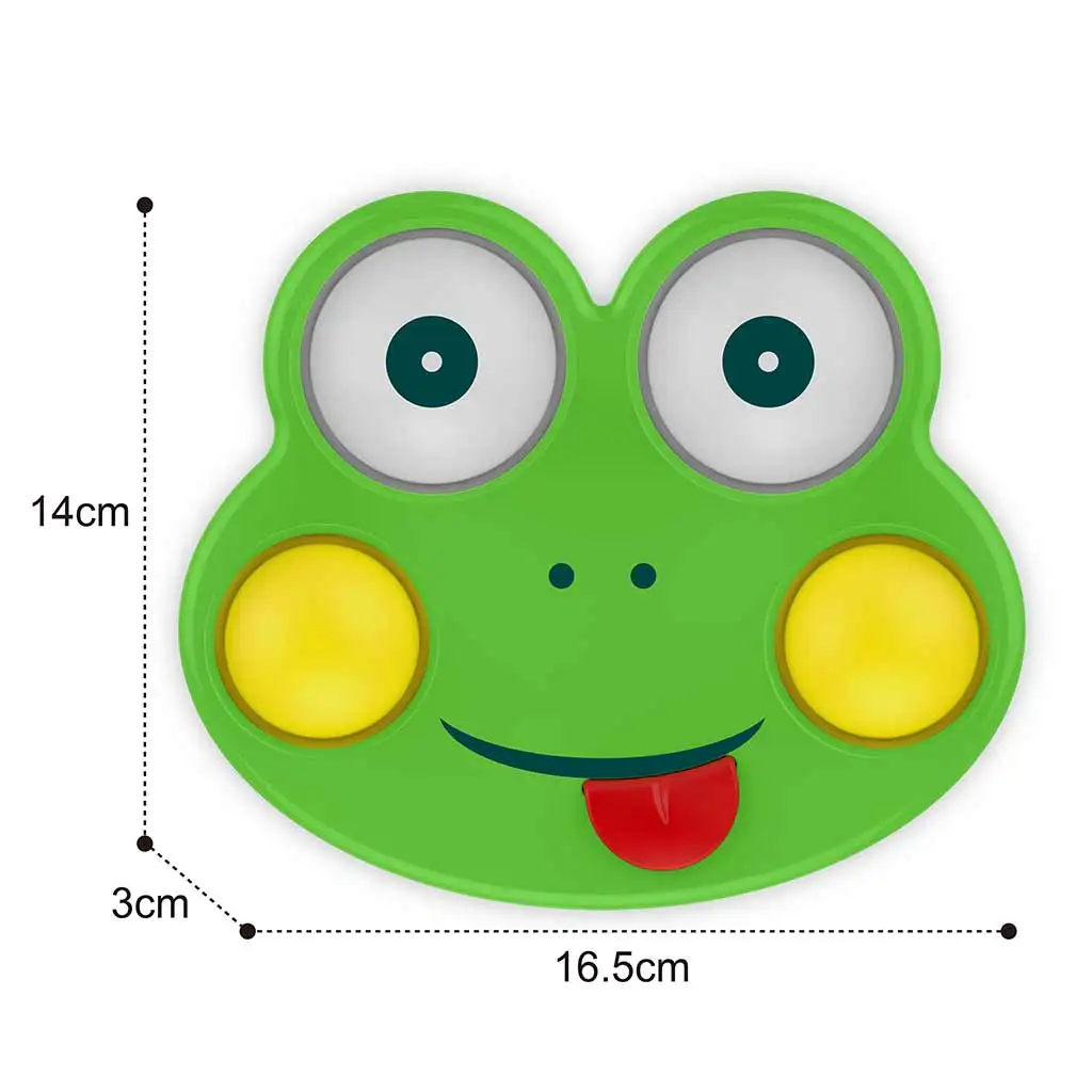 Happy World: Pop it! Beruhigender Froschfreund, entwicklungsförderndes Babyspielzeug kép 2
