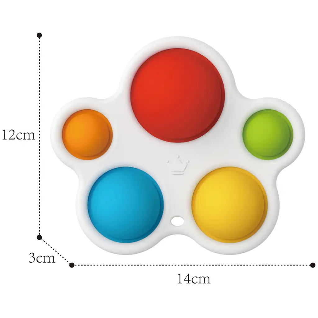Happy World: Pop-it buntes Geschicklichkeitsspiel kép 3