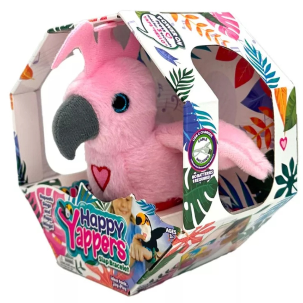 Happy Yappers interaktives Plüsch-Kakadu