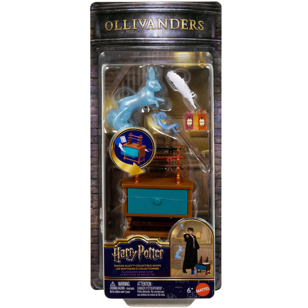 Harry Potter: Ollivanders Zauberstabladen Winkelgasse-Spielset – Mattel