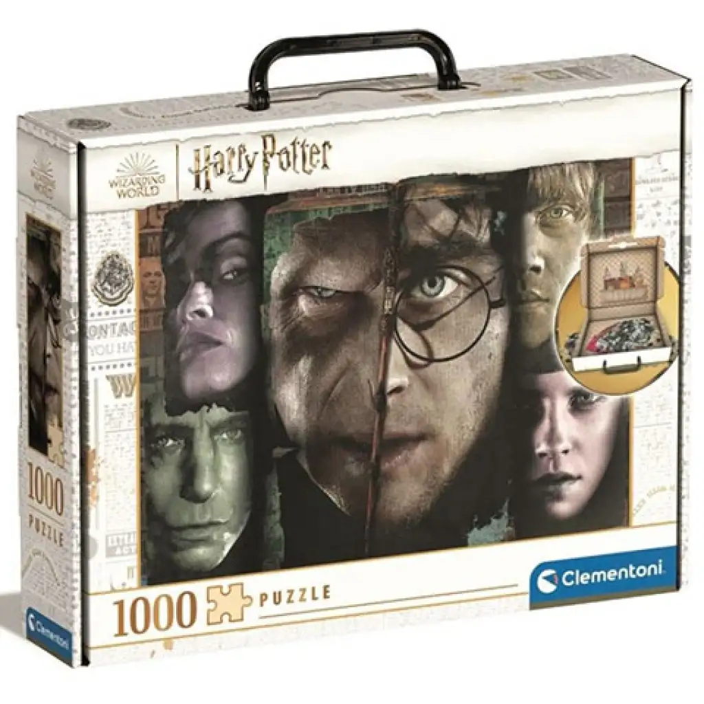 Harry Potter und der Dunkle Lord 1000-teilige Puzzle im Koffer - Clementoni
