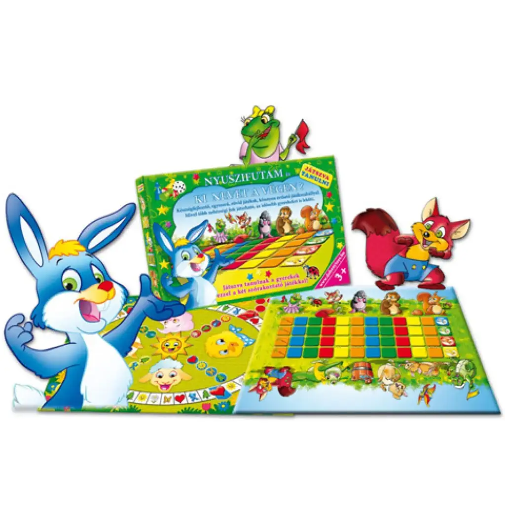 Hasenrennen und "Mensch ärgere dich nicht" Fertigkeitsspiel - D-Toys