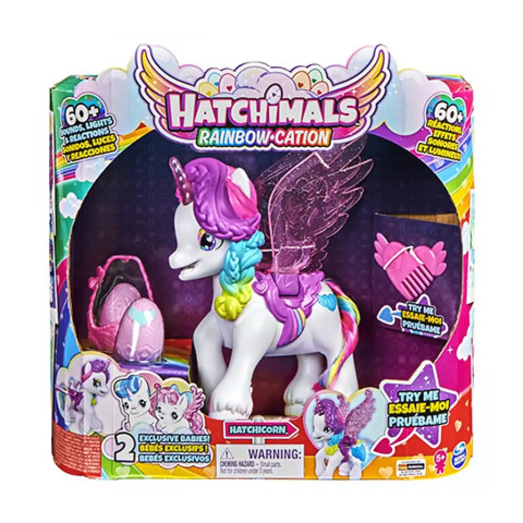 Hatchimals Rainbow Cation Hatchicorn Magisches Einhorn - Spin Master