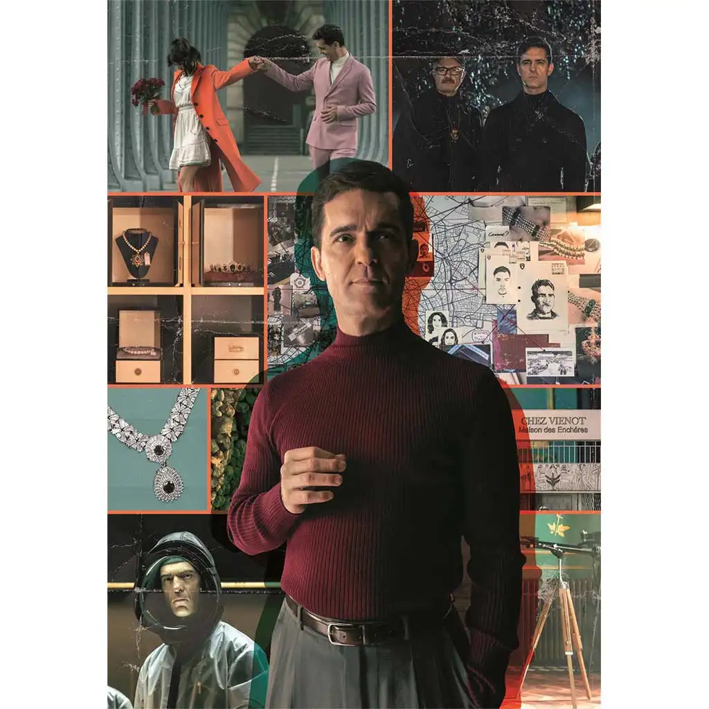 Haus des Geldes: Berlin Hauptfigur 1000-Teile Compact Puzzle 50x70cm - Clementoni kép 2