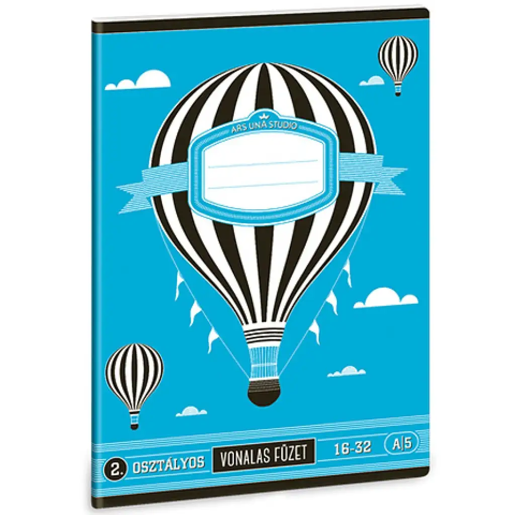 Heißluftballon 2. Klasse liniert Heft A/5