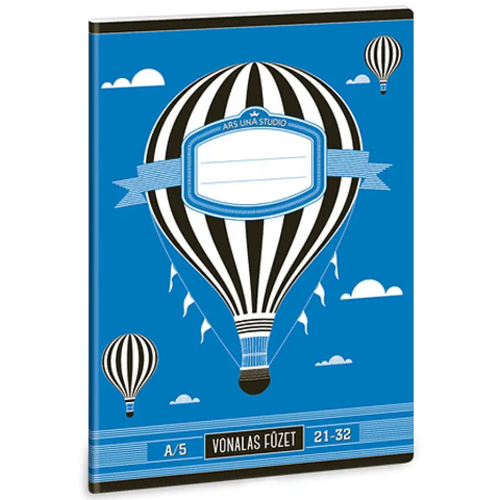 Heißluftballon 4. Klasse liniert Heft A/5