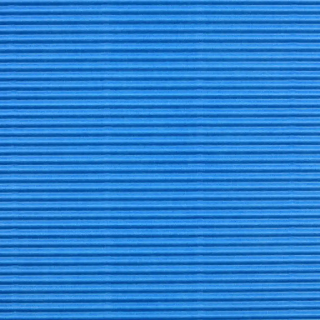 Hellblaues 3D-Dekor-Wellpappe B2 50x70cm 1 Stück