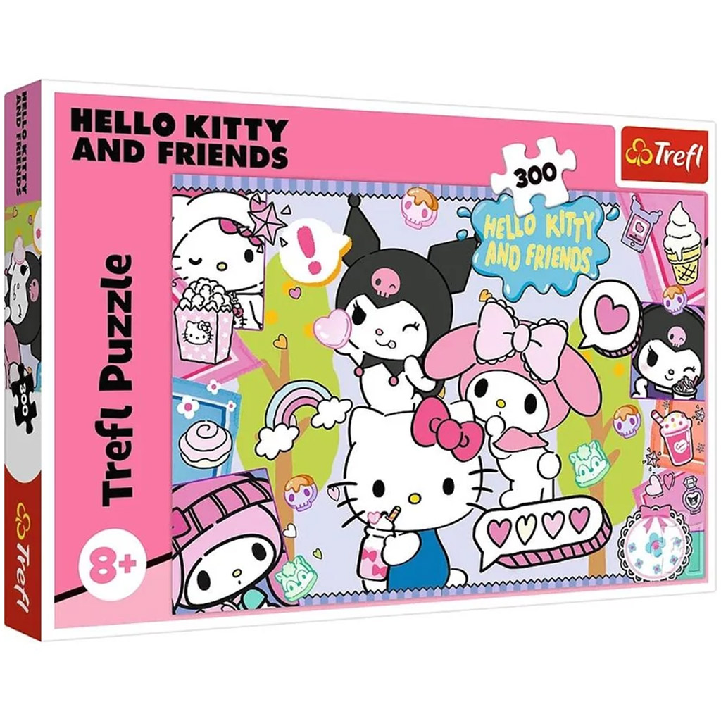 Hello Kitty und Freunde 300-teiliges Puzzle – Trefl