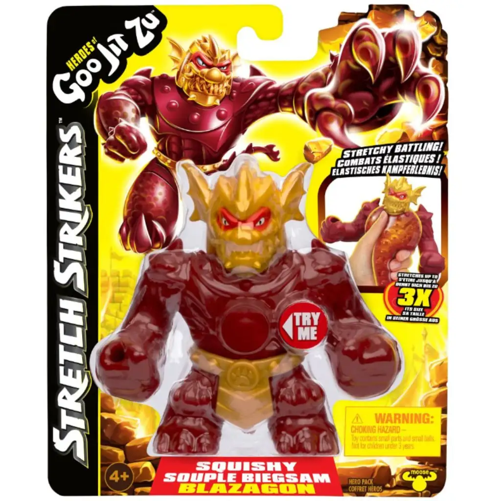 Heroes of Goo Jit Zu: Dehnbare Actionfigur der kämpfenden Kreaturen - Blazagon kép 2