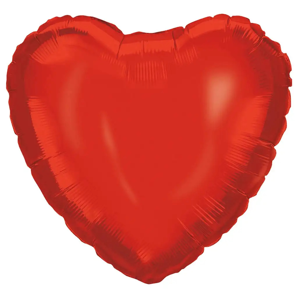 Herzförmiger Folienballon – rot 46cm