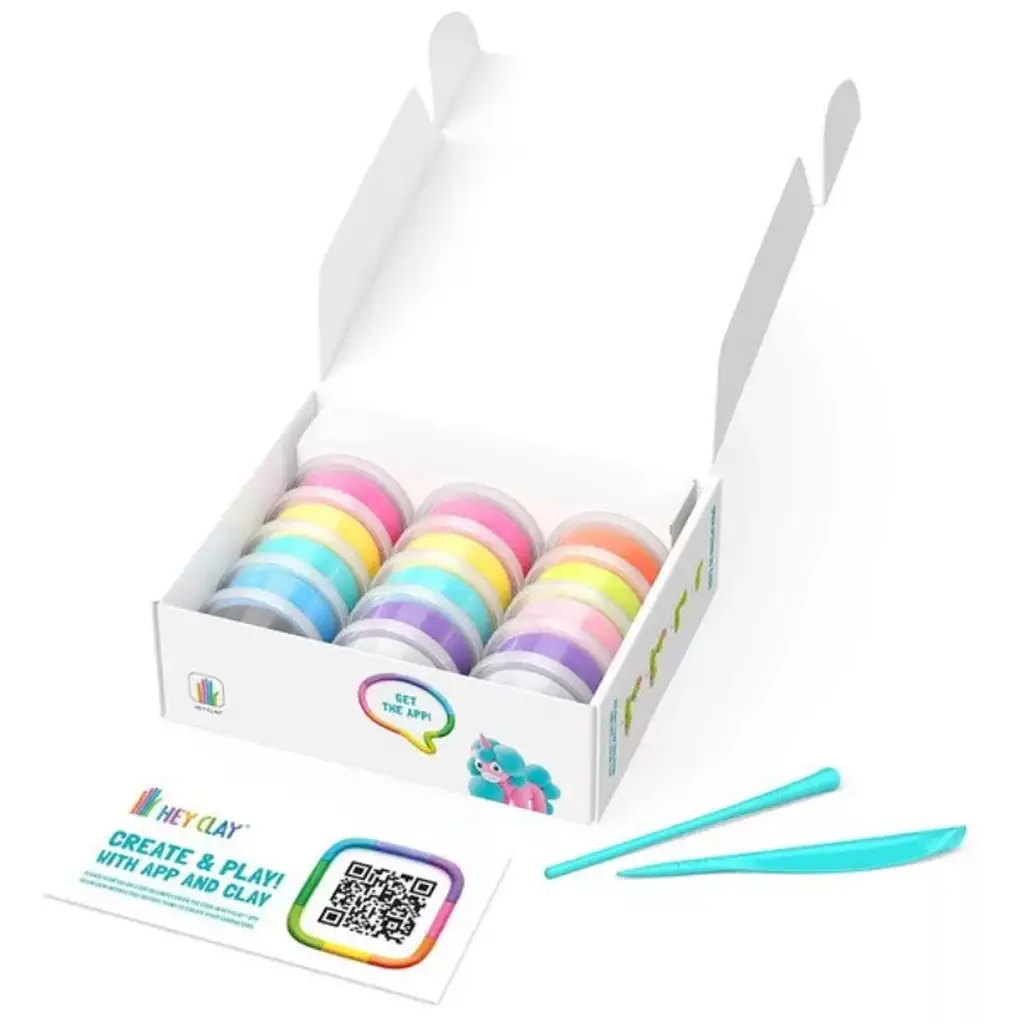 Hey Clay: Einhorn-Großknetset mit Handy-App kép 2