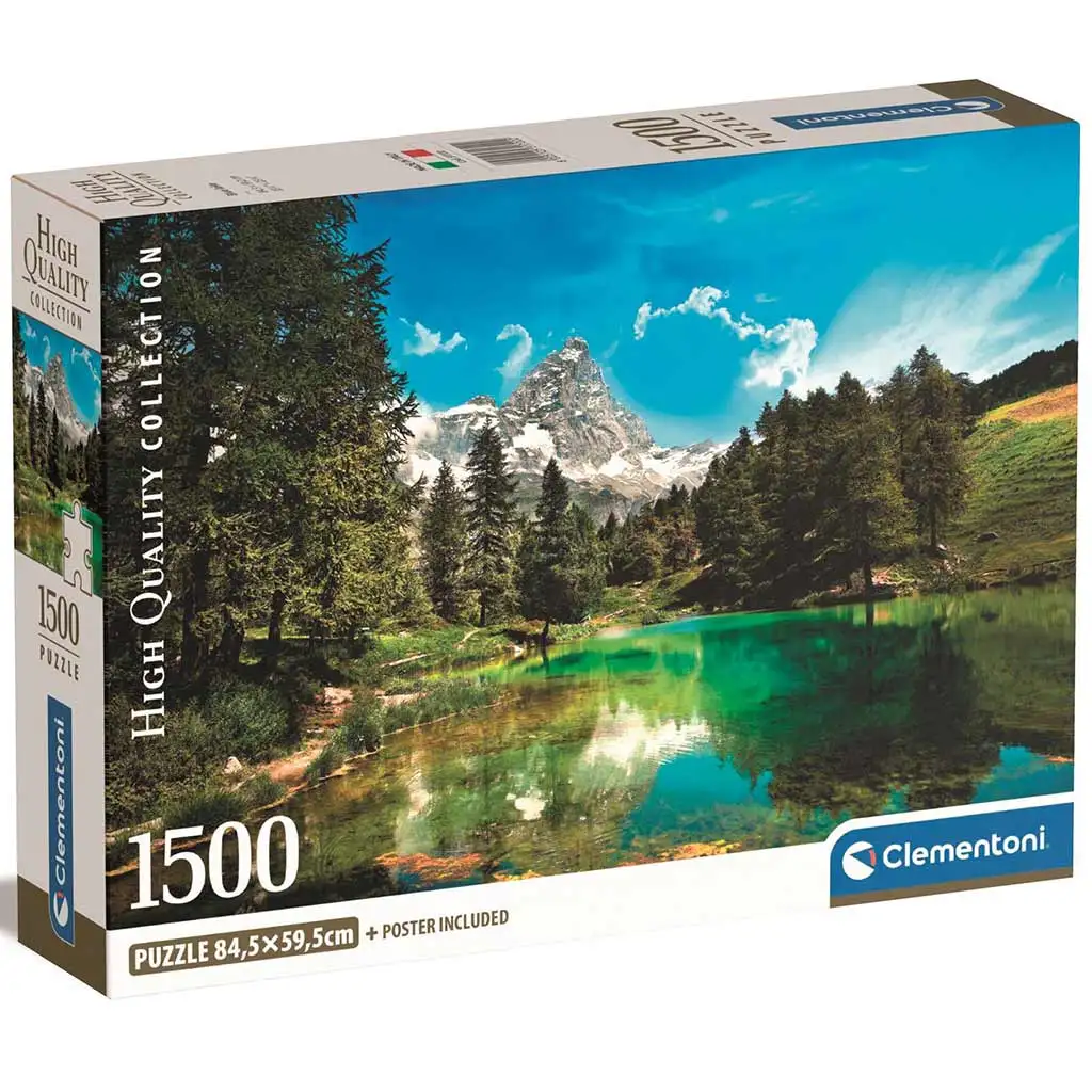 Himmelblauer See 1500-teiliges HQC-Puzzle 84,5x59,5cm - Clementoni