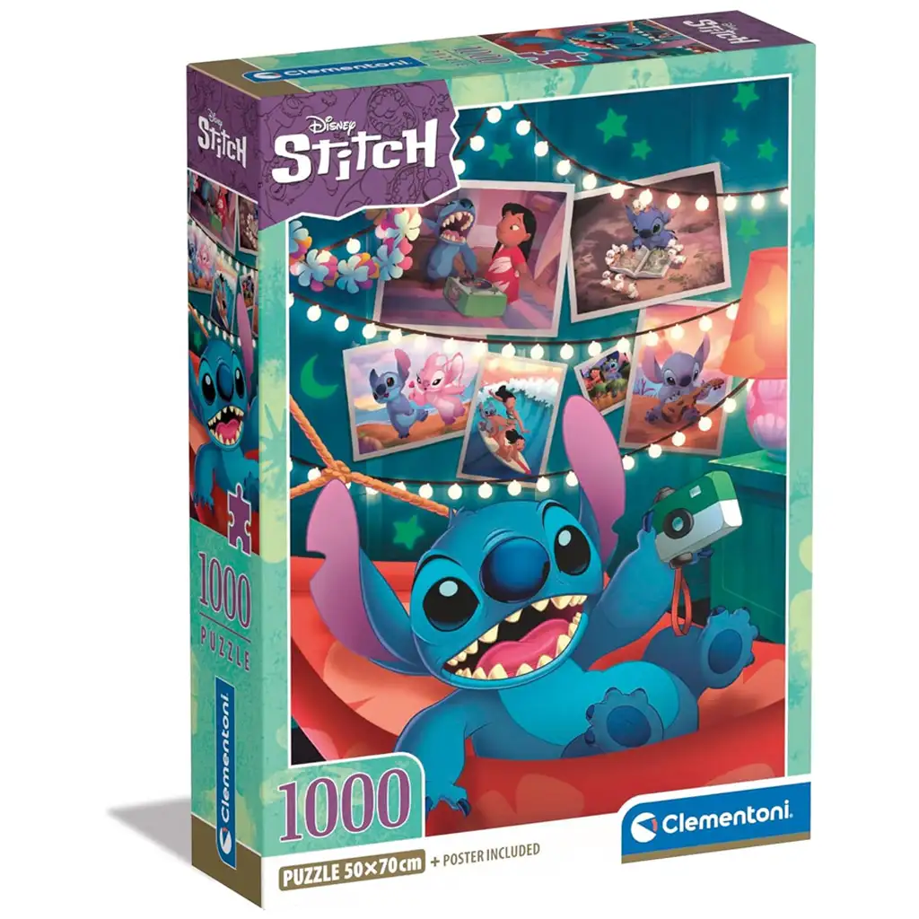 Hochwertige Sammlung Disney Stitch 1000-teiliges Puzzle - Clementoni