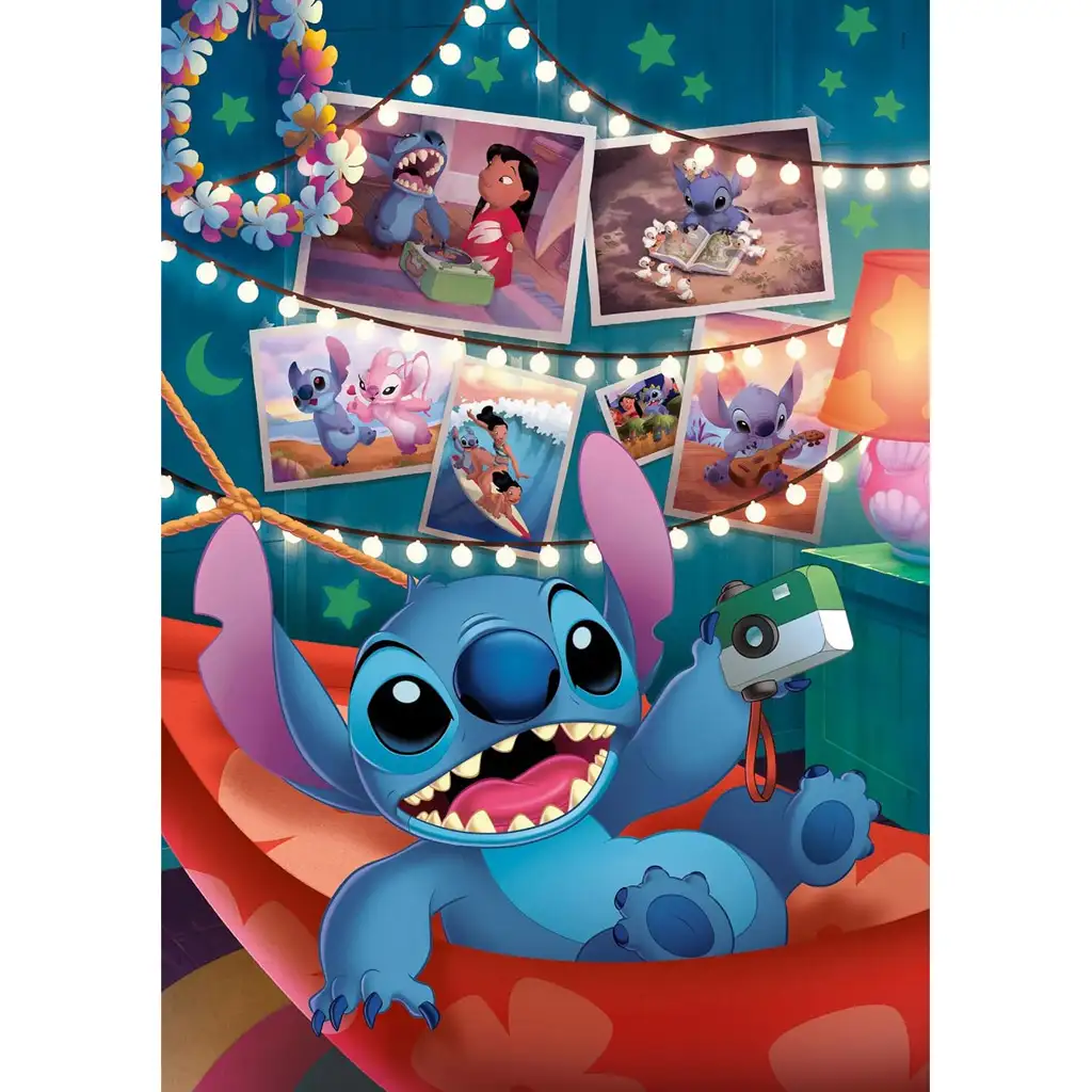 Hochwertige Sammlung Disney Stitch 1000-teiliges Puzzle - Clementoni kép 2