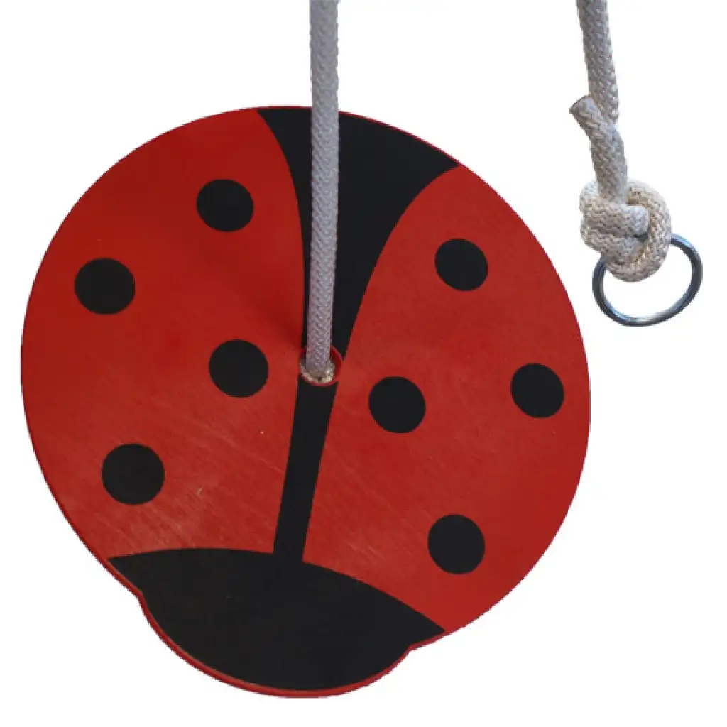 Holz-Marienkäfer-Flachschaukel